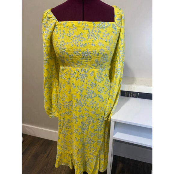Draper James Dresses & Skirts - Draper James Yellow Spring Dress XS